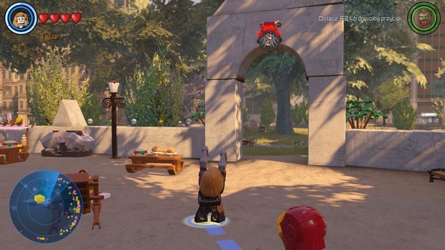 Another golden brick can be found in Central Park - Golden bricks - Central Manhattan - secrets - LEGO Marvels Avengers - Game Guide and Walkthrough