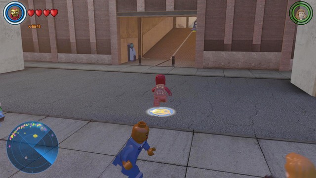 Another golden brick will be hidden underground - Golden bricks - Central Manhattan - secrets - LEGO Marvels Avengers - Game Guide and Walkthrough