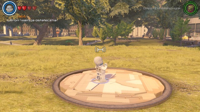 Another golden brick can be found in Central Park - Golden bricks - Central Manhattan - secrets - LEGO Marvels Avengers - Game Guide and Walkthrough