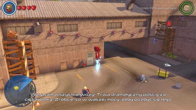 In the industrial district you will find a hangar near which there is another container with a brick - Golden bricks - Central Manhattan - secrets - LEGO Marvels Avengers - Game Guide and Walkthrough