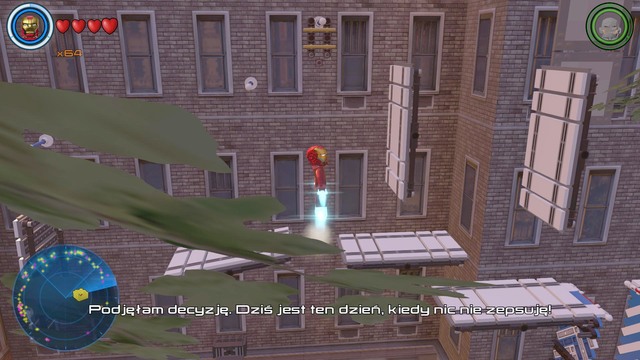 On the other side of the workers district you will find a settlement in which you will find another riddle - Golden bricks - Central Manhattan - secrets - LEGO Marvels Avengers - Game Guide and Walkthrough