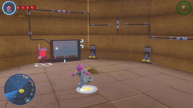 Once inside, use the computer and connect the circuit on the screen - Golden bricks - Central Manhattan - secrets - LEGO Marvels Avengers - Game Guide and Walkthrough