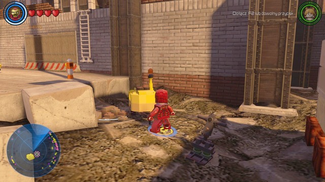 You will find a construction area in the southern part of central Manhattan - Golden bricks - Central Manhattan - secrets - LEGO Marvels Avengers - Game Guide and Walkthrough