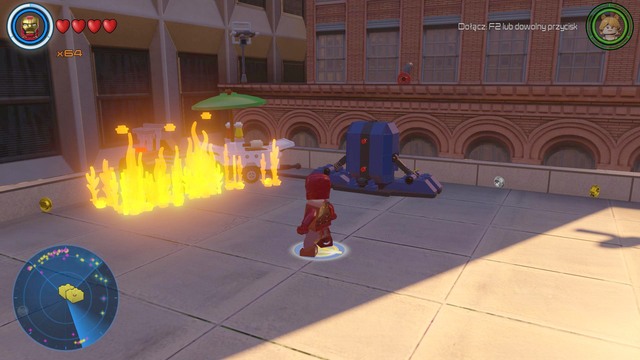 On the roof of the building in the southern part of central Manhattan you will find a container - Golden bricks - Central Manhattan - secrets - LEGO Marvels Avengers - Game Guide and Walkthrough