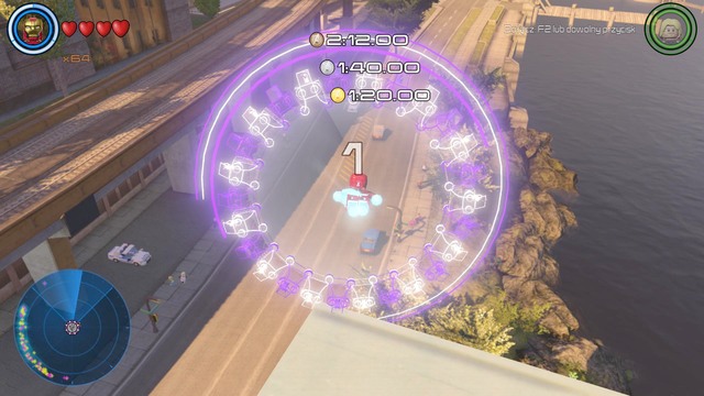 Next race can be found in the eastern part of Manhattan - Races - Central Manhattan - secrets - LEGO Marvels Avengers - Game Guide and Walkthrough