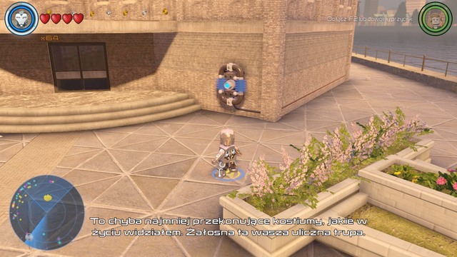 In the western part of southern Manhattan you will find a container to which you must lead four different power sources - Golden bricks - Southern Manhattan - secrets - LEGO Marvels Avengers - Game Guide and Walkthrough