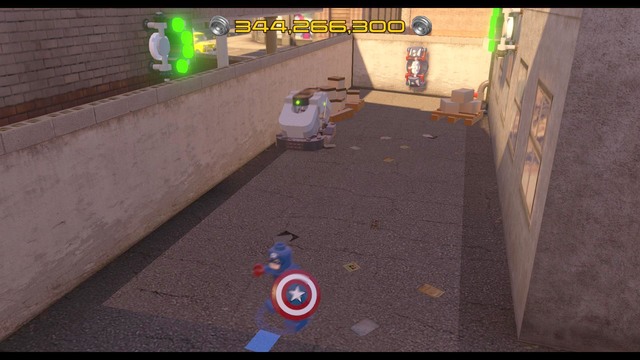 In the central part of southern Manhattan you will find another container - Golden bricks - Southern Manhattan - secrets - LEGO Marvels Avengers - Game Guide and Walkthrough