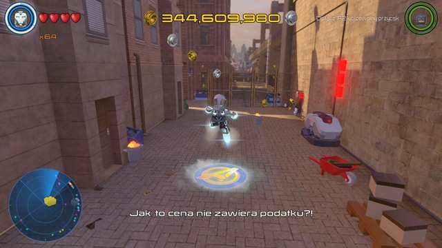 You must activate three levers near another container that is located in the central part of southern Manhattan - Golden bricks - Southern Manhattan - secrets - LEGO Marvels Avengers - Game Guide and Walkthrough