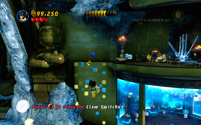 Wait for columns to collapse, then destroy all debris and build a stairs for the rest of the party - Bifrosty Reception | Walkthrough - Walkthrough - LEGO Marvel Super Heroes Game Guide & Walkthrough