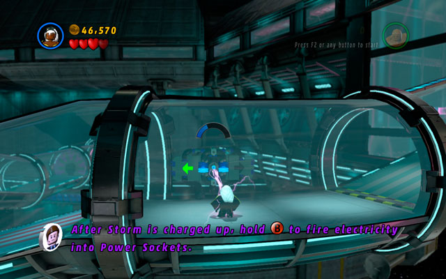 Switch into Spider-Man and use spider sense to uncover an attachable point - yank it to scatter some bricks, then build a shield switch - A Doom With a View | Walkthrough - Walkthrough - LEGO Marvel Super Heroes Game Guide & Walkthrough