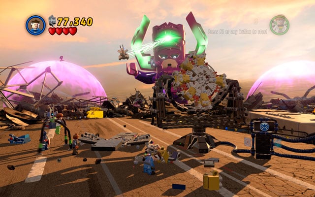 Third sequence is more sophisticated - The Good, the Bad and the Hungry | Walkthrough - Walkthrough - LEGO Marvel Super Heroes Game Guide & Walkthrough