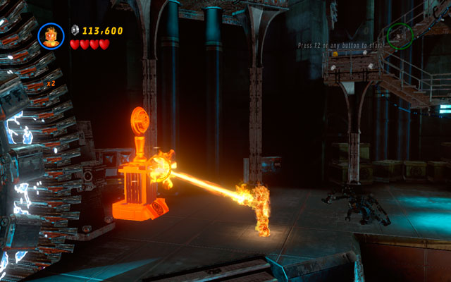 To obtain this minikit, you must melt five golden altars of Hydra, located in the interior of the building - Red Head Detention | Minikit Sets - Minikit Sets - LEGO Marvel Super Heroes Game Guide & Walkthrough