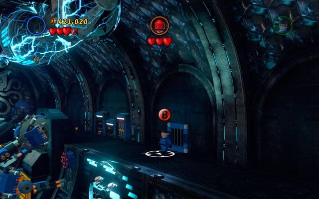 During final fight head right, go to the upper floor - Red Head Detention | Minikit Sets - Minikit Sets - LEGO Marvel Super Heroes Game Guide & Walkthrough