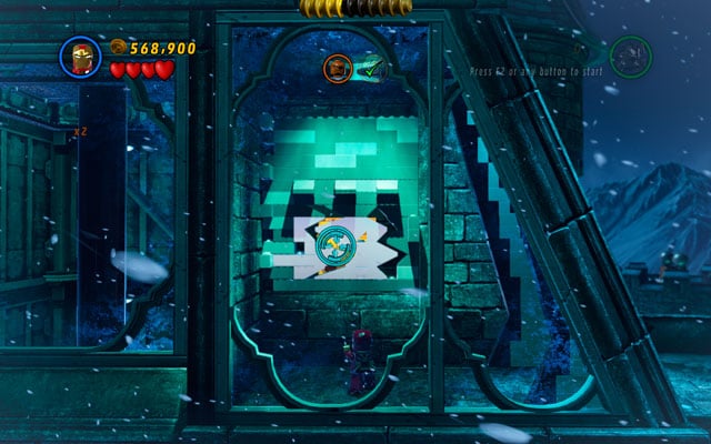 Enter the chamber and shoot Iron Mans rockets at the silver plate located next to you - Doctor in the House | Minikit Sets - Minikit Sets - LEGO Marvel Super Heroes Game Guide & Walkthrough