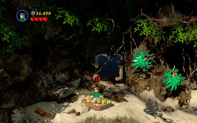 Choose Sandman to pass through the sand and obtain a minikit - Rapturous Rise | Minikit Sets - Minikit Sets - LEGO Marvel Super Heroes Game Guide & Walkthrough