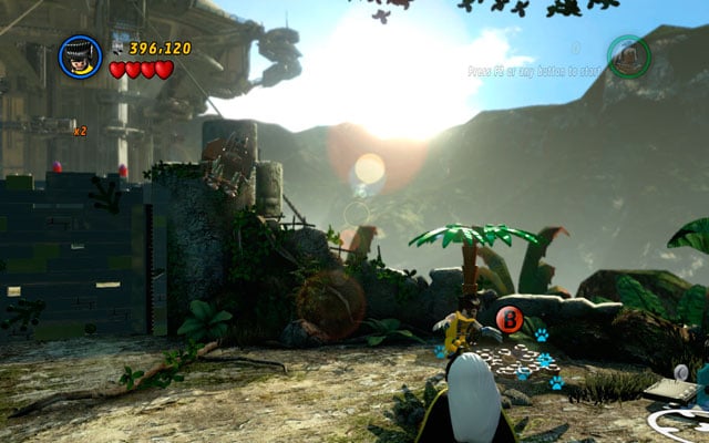 Second one is hidden very close, several steps to the right - Rapturous Rise | Minikit Sets - Minikit Sets - LEGO Marvel Super Heroes Game Guide & Walkthrough