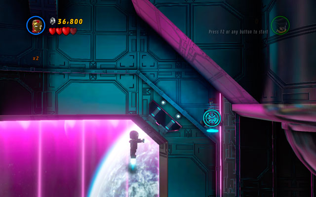 To obtain next minikit, you must destroy five Magneto statuettes located in this room - A Doom With a View | Minikit Sets - Minikit Sets - LEGO Marvel Super Heroes Game Guide & Walkthrough