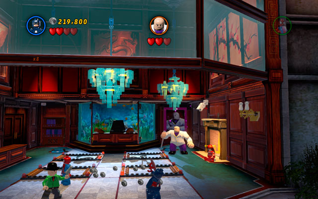 Secondly, wait until your enemy stops on the other site of the room - Feeling Fisky | Maps - Maps - LEGO Marvel Super Heroes Game Guide & Walkthrough