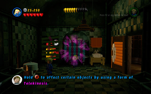 Pull the curtain, discovering Dornammu location in that way - he will try to hurt you with some bricks - Stranger Danger | Maps - Maps - LEGO Marvel Super Heroes Game Guide & Walkthrough