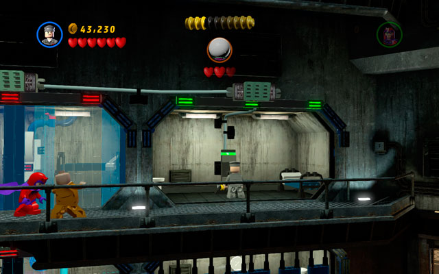 Destroy everything what you could see in Mysterios cell, then build a switch from the broken pieces - The Thrill of the Chess | Maps - Maps - LEGO Marvel Super Heroes Game Guide & Walkthrough