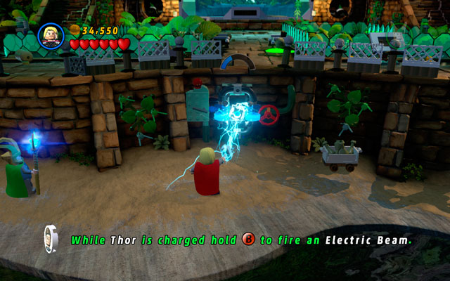 Choose Thor and jump down - Reptilian Ruckus | Deadpool Bonus Missions: Collectables - Deadpool Bonus Missions: Collectables - LEGO Marvel Super Heroes Game Guide & Walkthrough