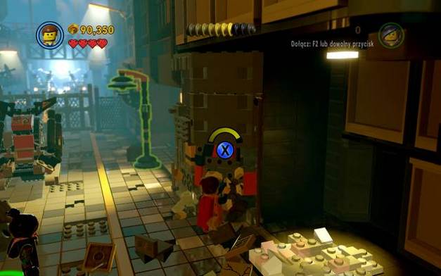 Drill the cracked blocks - Escape from Bricksburg - The story mode - The LEGO Movie Videogame - Game Guide and Walkthrough