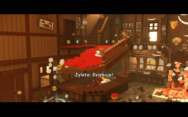 Destroy the pillar at the counter - Flatbush Gulch - The story mode - The LEGO Movie Videogame - Game Guide and Walkthrough