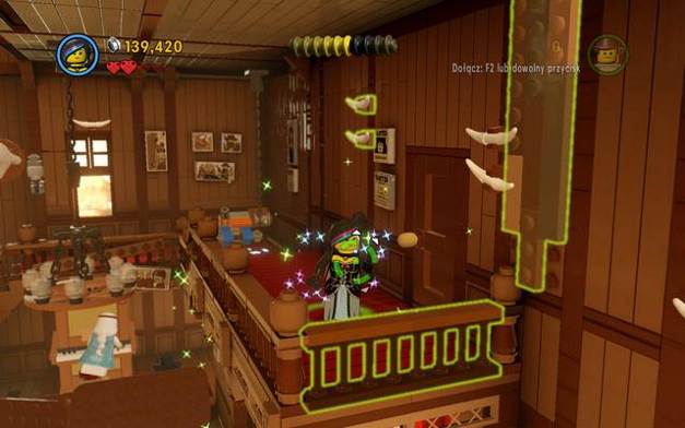 Build a ladder and fix the mechanism in the corner - Flatbush Gulch - The story mode - The LEGO Movie Videogame - Game Guide and Walkthrough