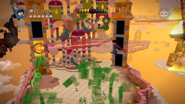 The pants between the two towers - Attack on Cloud Cuckoo Land - Golden manuals and pants - The LEGO Movie Videogame - Game Guide and Walkthrough