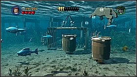 Put the barrel on the mechanism in front of the gate in the courtyard - Port Royale - walkthrough - The Curse of the Black Pearl - LEGO Pirates of the Caribbean: The Video Game - Game Guide and Walkthrough