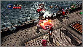 14 - The Black Pearl Attacks - walkthrough - The Curse of the Black Pearl - LEGO Pirates of the Caribbean: The Video Game - Game Guide and Walkthrough