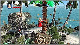 Bottle 3 - When you enter the cave use the Sea Walker (Bootstrap Bill fits) and look for a big starfish and a chest - Smuggler's Den - bottles - The Curse of the Black Pearl - LEGO Pirates of the Caribbean: The Video Game - Game Guide and Walkthrough