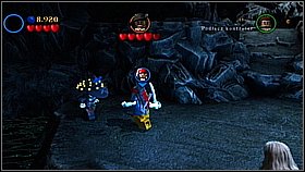 At the end of the way you need to hit Barbossa few times - Isla de Muerta - walkthrough - The Curse of the Black Pearl - LEGO Pirates of the Caribbean: The Video Game - Game Guide and Walkthrough