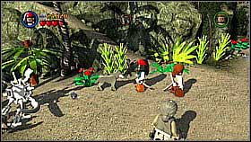 Use Jack's compass to find the bone - Pelegosto - walkthrough - Dead Man's Chest - LEGO Pirates of the Caribbean: The Video Game - Game Guide and Walkthrough