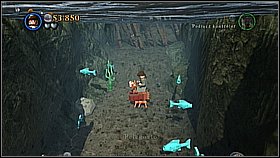 Bottle 10 - The last bottle is in the river - Pelegosto - bottles - Dead Man's Chest - LEGO Pirates of the Caribbean: The Video Game - Game Guide and Walkthrough