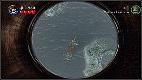 Go downstairs and assemble the pieces on the table - A Touch of Destiny - walkthrough - Dead Man's Chest - LEGO Pirates of the Caribbean: The Video Game - Game Guide and Walkthrough