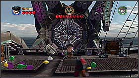 By the end of the fight the beast will hit with the tentacles, suck up and spit out objects - Kraken - walkthrough - Dead Man's Chest - LEGO Pirates of the Caribbean: The Video Game - Game Guide and Walkthrough