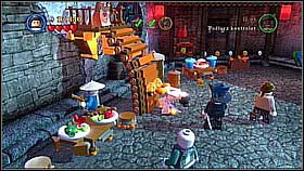 Pick up the carrot and give it to the other character - Singapore - walkthrough - At World's End - LEGO Pirates of the Caribbean: The Video Game - Game Guide and Walkthrough