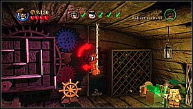 Jump down and go right - The Brethren Court - walkthrough - At World's End - LEGO Pirates of the Caribbean: The Video Game - Game Guide and Walkthrough