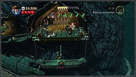 Near one of the wreck you will see the mark of the treasure on the ground - The Brethren Court - walkthrough - At World's End - LEGO Pirates of the Caribbean: The Video Game - Game Guide and Walkthrough
