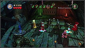 Bottle 5 - In the lower part of the level you will find a bridge with a target - The Brethren Court - bottles - At World's End - LEGO Pirates of the Caribbean: The Video Game - Game Guide and Walkthrough