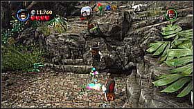 Get through the plants to get into the open space - The Fountain of Youth - walkthrough - On Stranger Tides - LEGO Pirates of the Caribbean: The Video Game - Game Guide and Walkthrough