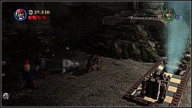 Go to the left part of the map and use the compass to find the other statue - The Fountain of Youth - walkthrough - On Stranger Tides - LEGO Pirates of the Caribbean: The Video Game - Game Guide and Walkthrough