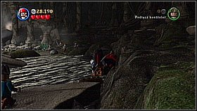 Bottle 8 - In the remote part of the cave to which leads the middle corridor you will find a chest with an orange bar - The Fountain of Youth - bottles - On Stranger Tides - LEGO Pirates of the Caribbean: The Video Game - Game Guide and Walkthrough