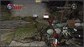 Bottle 10 - Deep inside the map with the Fountain you will find the chest with the orange bar - The Fountain of Youth - bottles - On Stranger Tides - LEGO Pirates of the Caribbean: The Video Game - Game Guide and Walkthrough