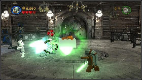 Note that quite a lot of bricks have appeared on the floor - General Grievous - p. 5 - Story mode - LEGO Star Wars III: The Clone Wars - Game Guide and Walkthrough