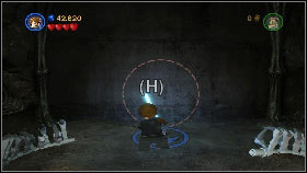 Move on until you reach an orange handle - Count Dooku - p. 5 - Story mode - LEGO Star Wars III: The Clone Wars - Game Guide and Walkthrough