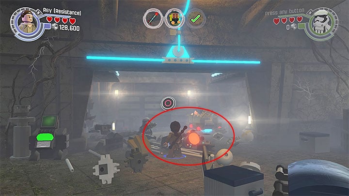 Special requirements: none - Chapter 7 - The Resistance | Minikits and red bricks - Minikits and red LEGO bricks - LEGO Star Wars: The Force Awakens Game Guide