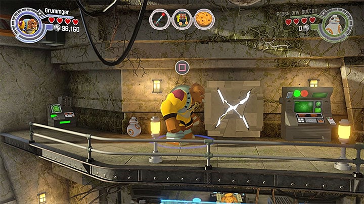 Reward for obtaining the brick: Super Slap - Chapter 7 - The Resistance | Minikits and red bricks - Minikits and red LEGO bricks - LEGO Star Wars: The Force Awakens Game Guide