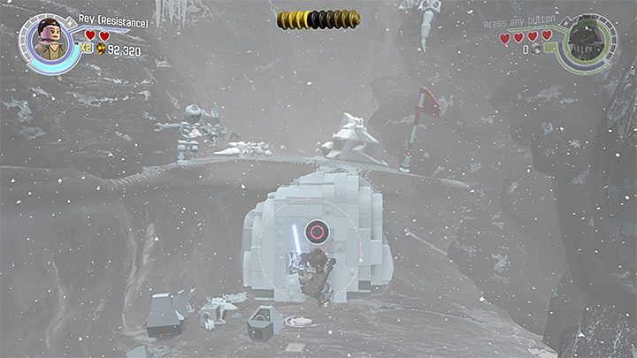 You will get to a new location - Chapter 8 - Starkiller Sabotage | Minikits and red bricks - Minikits and red LEGO bricks - LEGO Star Wars: The Force Awakens Game Guide